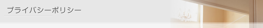 プライバシーポリシー